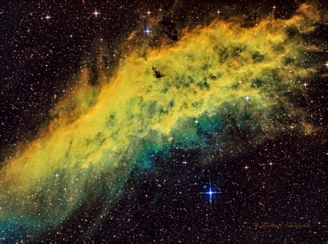 Ngc California Nebula In Hubble Sho Palette Chamberlain