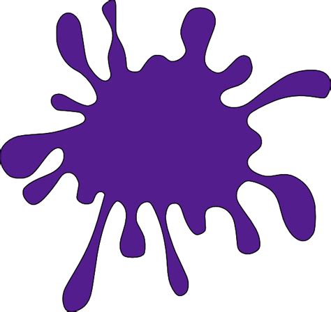 Purple Paint Splatter Clip Art Vector Online Royalty Free Clipart