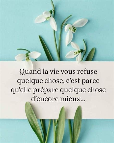 Quand La Vie Vous Refuse Quelque Chose Cest Parce Quelle Prépare