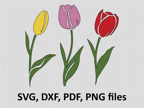 Flower Svg Flower Dxf Flower Silhouette Svg Files Etsy