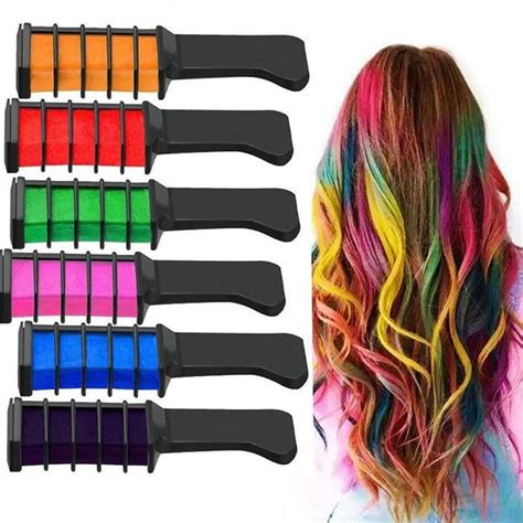 Disposable Women Hair Dye Mascara Dye Hair Color Chalk With Comb
