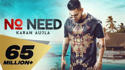 No Need Lyrics Karan Aujla 2019 New Song