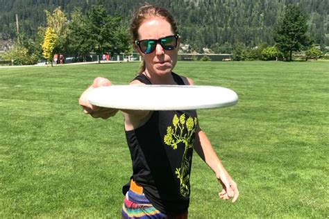 If you can throw a distance driver 400 feet, and the hole is 350 feet, instead of reaching for your fairway driver and hoping to rip it for max distance, you could simply put less oomph into the distance driver, shave off 50 feet, and park yourself at the basket. VIDEO: How to throw a frisbee - Coast Mountain News