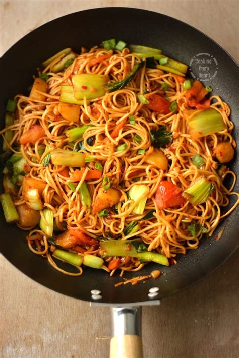 Vegetable Mamak Mee Goreng Malaysian Noodles Cooking From Heart