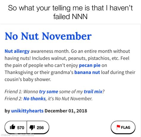 No Nut November Ashburnmaxie