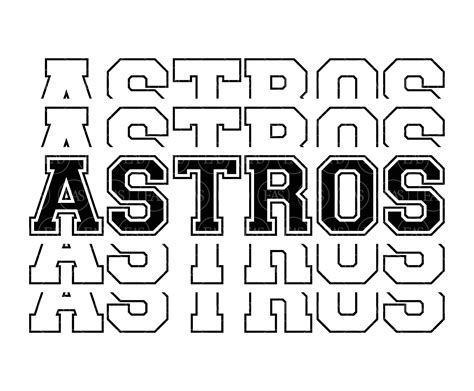 Houston Astros Logo Svg Png Dxf Eps Digital Files Free Svg Files For