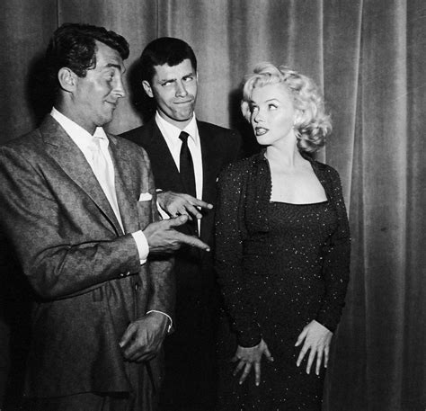 Dean Martin Jerry Lewis And Marilyn Monroe At The Friars Club Testimonial Dinner In New York