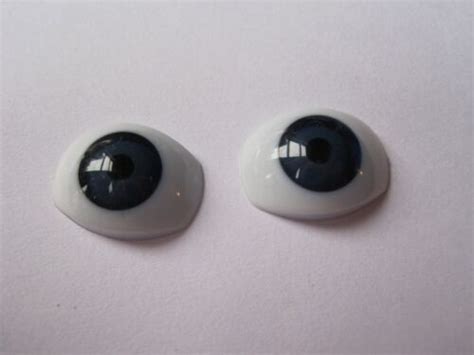 pair acrylic oval doll eyes in blue grey in a variety of sizes code eyo ebay