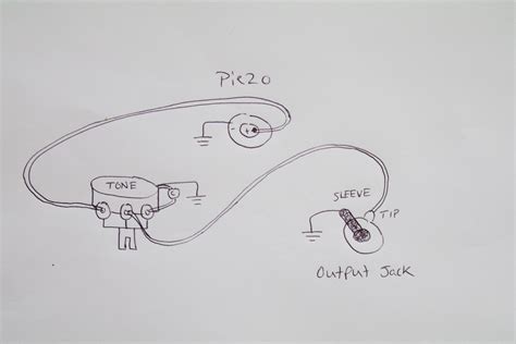 Connect a wire from lug 2 of the volume control to the tip lug of the output jack. Schuyler Dean/Nashville Pickups: the $20 homemade acoustic ...