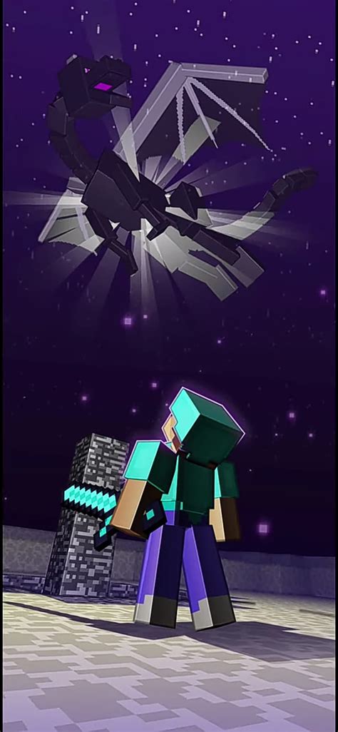 ender dragon games minecraft hd phone wallpaper peakpx