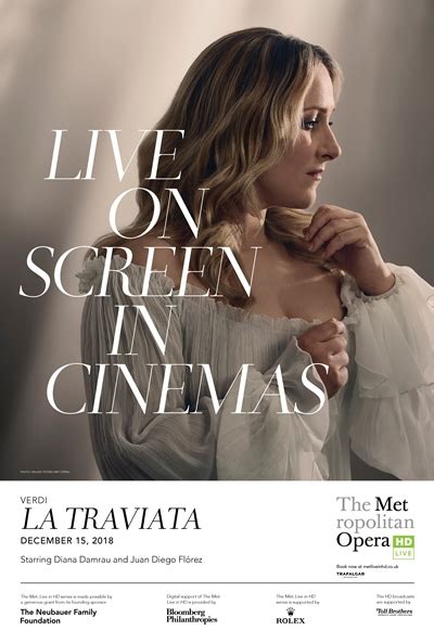 Met Opera La Traviata Film Times And Info Showcase