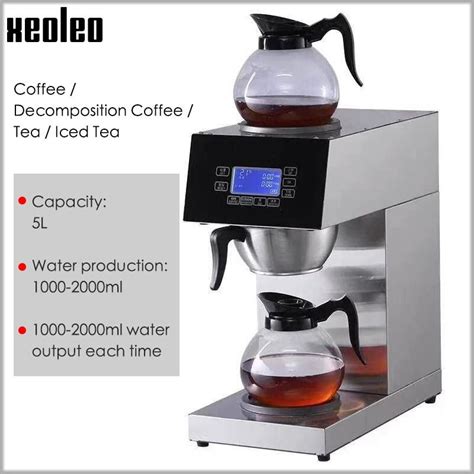 Both blendtec and vitamix have. XEOLEO Tea Coffee machine Tea brewing machine Commercial ...