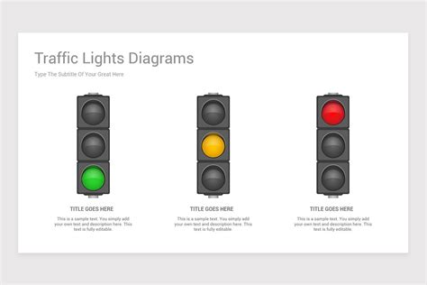 Traffic Lights Diagrams Powerpoint Template Nulivo Market