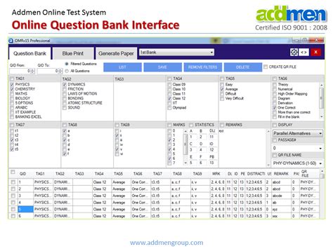 Test types vary by location and will be confirmed during the scheduling process. Online Question Bank Software