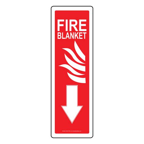 Fire Blanket Sign Nhe 7550 Fire Safety Equipment