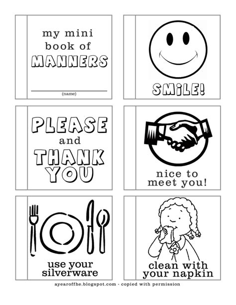 Printable Manners Worksheets Pdf Printable Word Searches