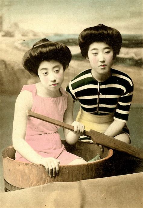 JAPANESE SWIMSUIT GIRLS Meiji Era Bathing Beauties Of Ol Flickr