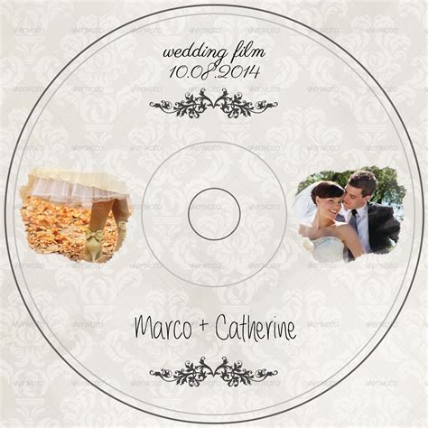 Elegant Wedding Dvd Cover By Comforto Graphicriver