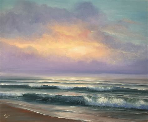 Another Large Studio Piece Inspired By Spectacular Cloudy Sunrises At