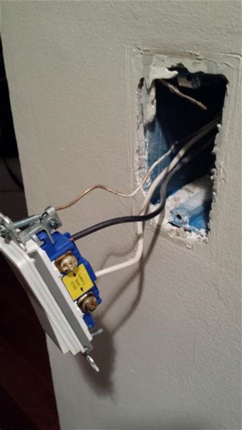 The video shows a wall socket with the cable terminations on the back. Residential Home wiring help! - DoItYourself.com Community ...