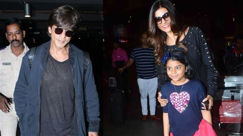 What an experience to be romanced by shah rukh khan in 'main hoon na'. Bollywood Celebs Spotted At Mumbai Airport | Shahrukh Khan ...