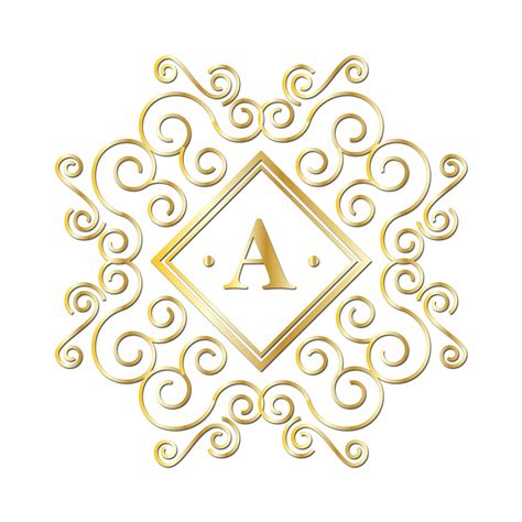 Letter A Gold Monogram Free Stock Photo Public Domain Pictures