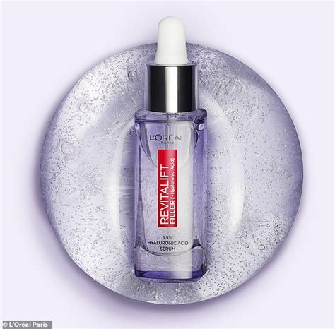 Reduces wrinkles, replump the skin with moisture. L'Oreal Paris Revitalift Filler 1.5% Pure Hyaluronic Acid ...