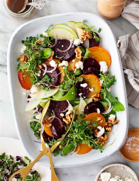 Beet Salad With Goat Cheese And Balsamic Recipe Love And Lemons