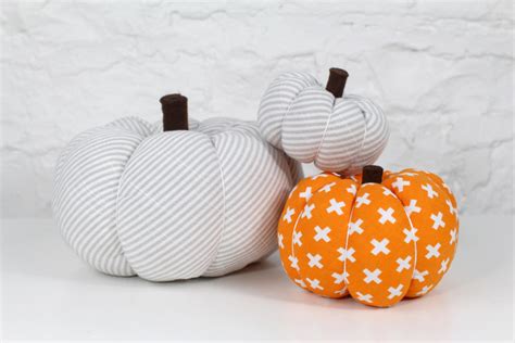 Diy Easy Fabric Pumpkin Made To Sew