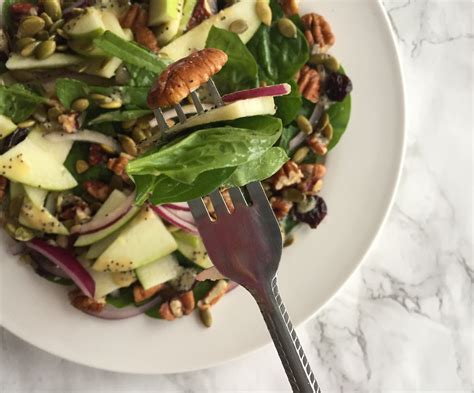 Fall Salad With Maple Dijon Vinaigrette Live Simply Healthy