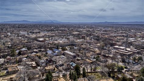 The Downtown Area And Surrounding City Of Santa Fe New Mexico Aerial