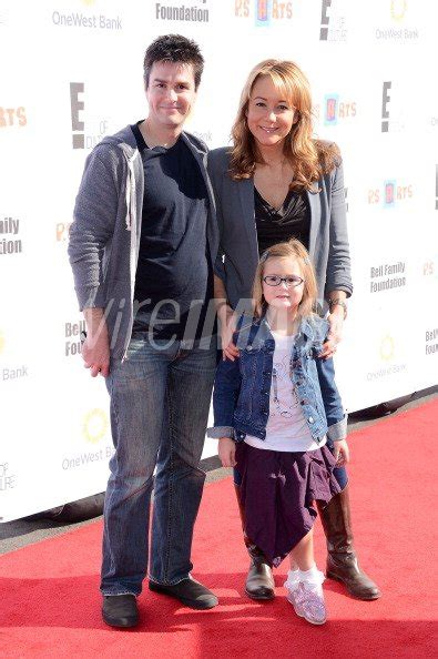 Actress Megyn Price Her Husband Edward Cotner And Their Daughter Grace