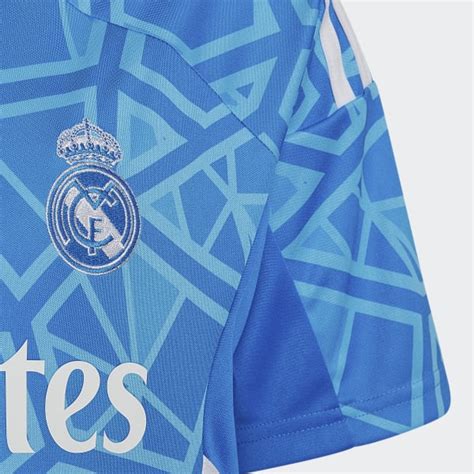 Blue Adidas Real Madrid 2223 Home Goalkeeper Kit Adidas Uk
