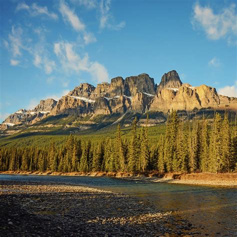 Castle Mountain In Banff National Park Alberta Photograph By Shawna And