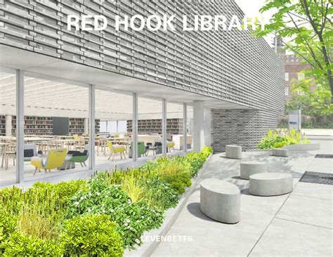Red Look Librarys Brooklyn Cb6 Presentation Ppt