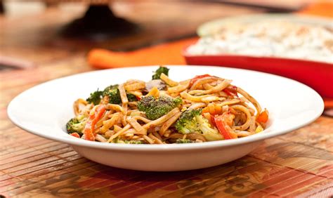 Singapore Rice Noodles Recipe With Peanuts And Sriracha By Archanas