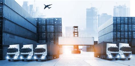 The World Logistics Background Or Transportation Stock Photo Image Of