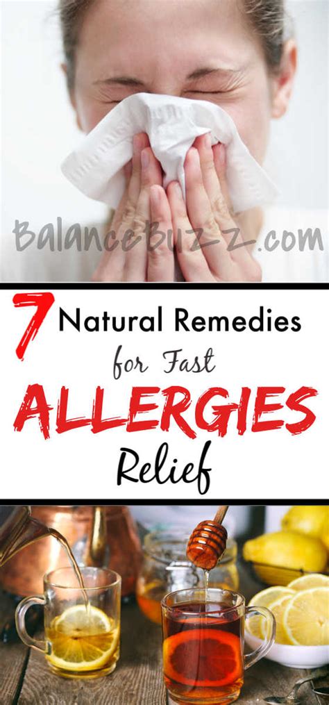 Top 7 Natural Remedies For Allergies Relief Stop Allergies Symptoms