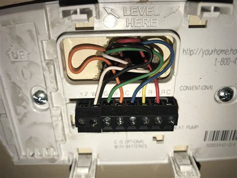 House Thermostat Wiring Electrical Installing Of Honeywell Wi Fi