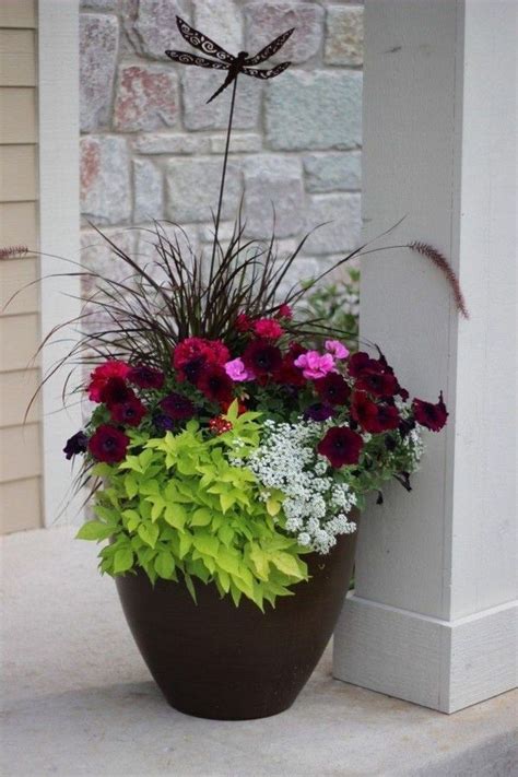 30 Front Porch Flower Pot Ideas Decoomo