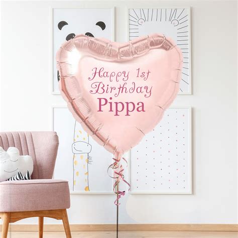 Personalised 1st Birthday Foil Balloon Artyloon
