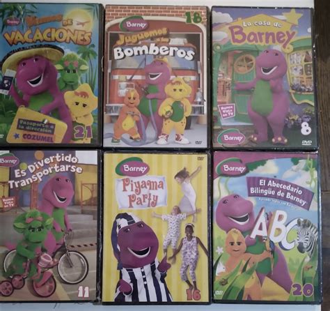 Pack Barney 6 Dvd Infantil Original Cinehome Cinehome