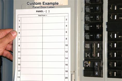 8 simple and quick steps to label a home electrical panel. Circuit Breaker Panel Label Template Freeware Fresh Safety Signs Safety Tags and Safety Labels ...