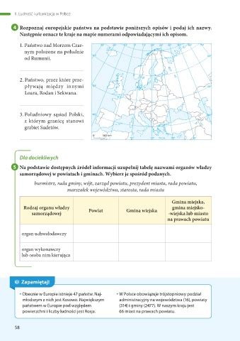 Page Planeta Nowa Klasa Semestr Mapa Polityczna Europy I