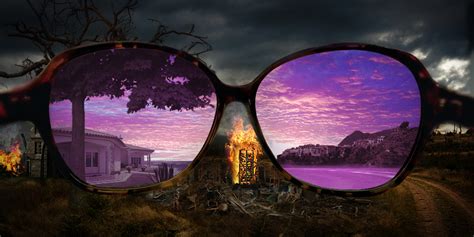 seeing the world through rose colored glasses meaning