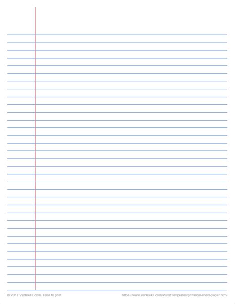 Lined Paper Templates Teaching Ideas A4 Lined Paper Free Download