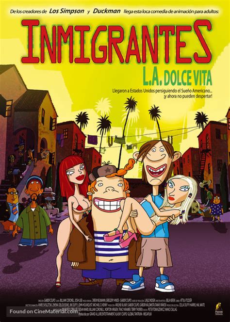 Immigrants La Dolce Vita 2008 Spanish Movie Poster