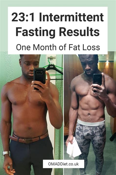 1 Month Intermittent Fasting Results Omad 231 Workout Results
