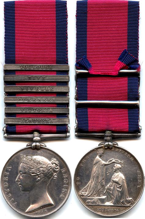Great Britain British Military General Service Medal 1793 1814 W6