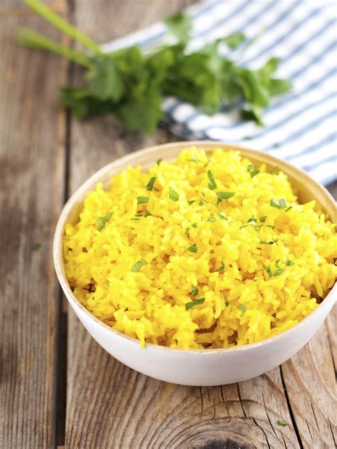 Simple Turmeric Yellow Rice Yellow Rice Pilaf Recipe Yellow Rice